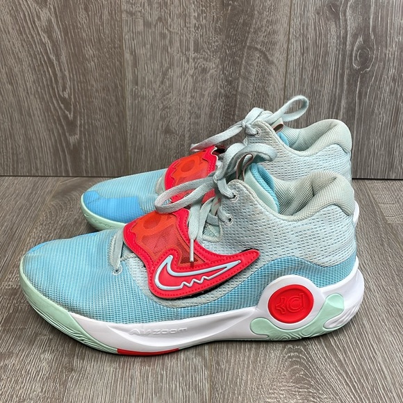 Nike KD Trey 5 X EP Blue Chill Bright Crimson Mint DD9538-400 Sneakers 10.5 - Picture 3 of 16